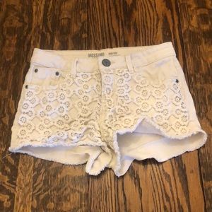 White/cream Target shorts